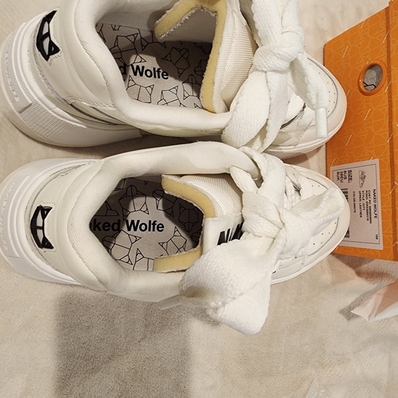 Naked Wolfe City White Sneakers W8 - Picture 7 of 9
